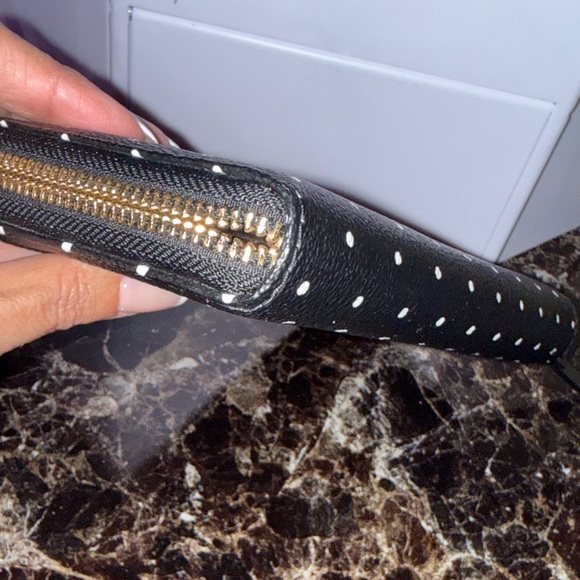 Kate Spade Black and White Polka Dot Wallet - Picture 10 of 15